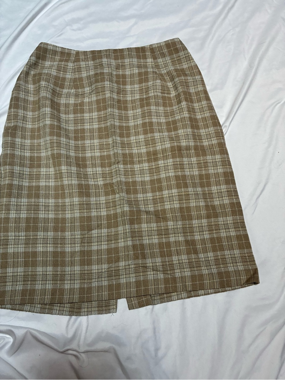 Carol Wren Vintage Plaid Pencil Skirt Size 8 - Picture 5 of 11